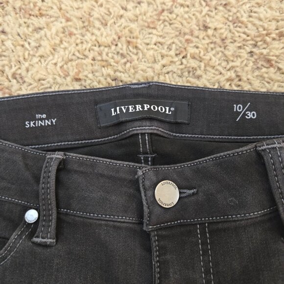 Liverpool The Skinny Meteorite Wash Jeans Women's Size 10/30 - Picture 3 of 14